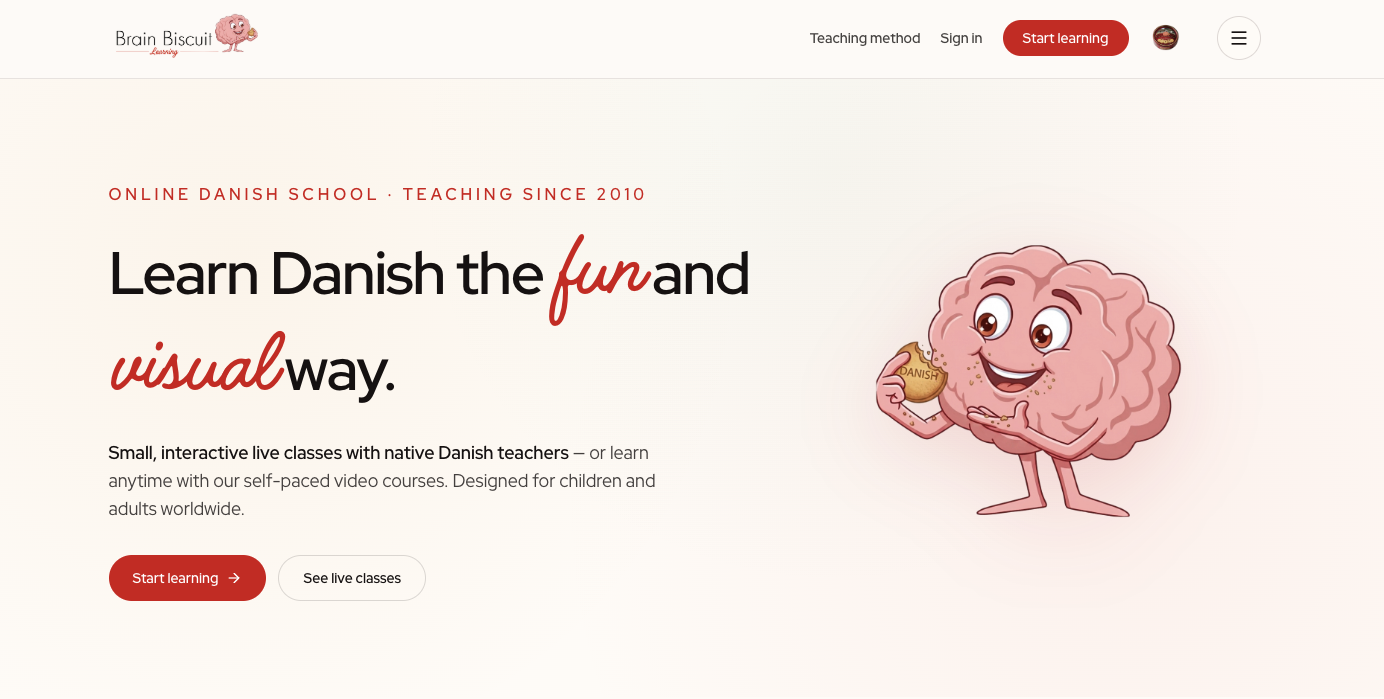 Brain Biscuit — Learning platform