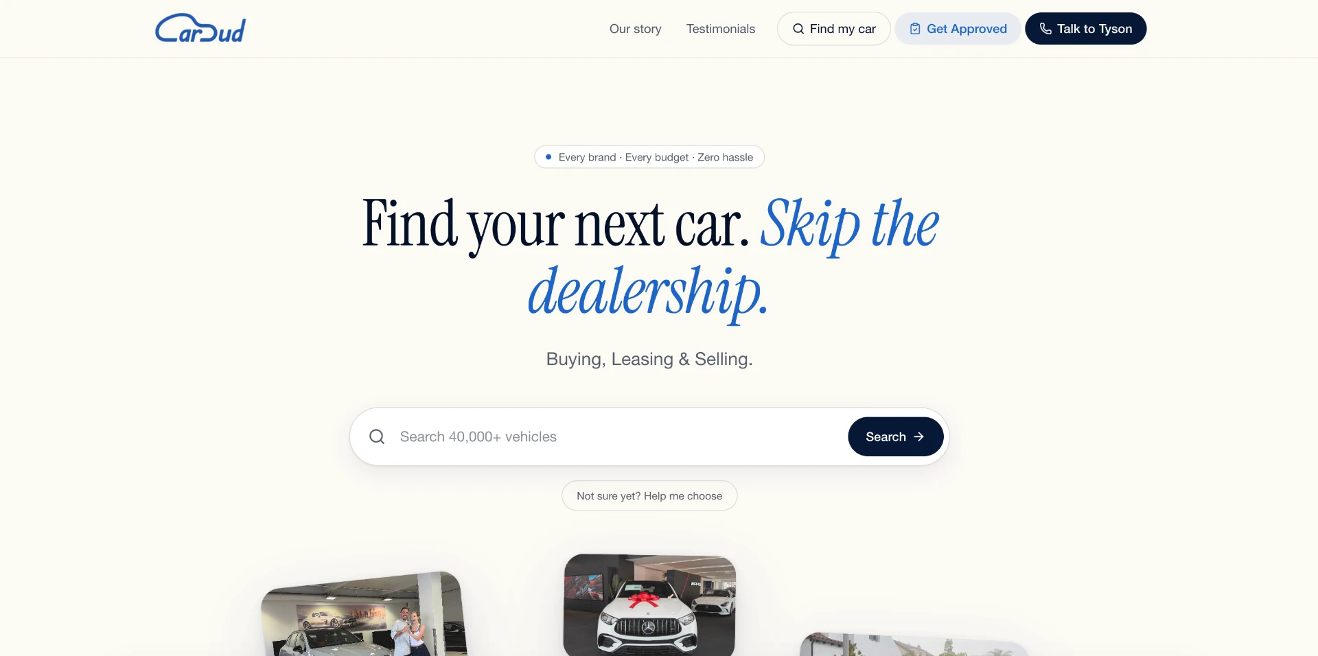 CarBud — Marketplace & lead engine
