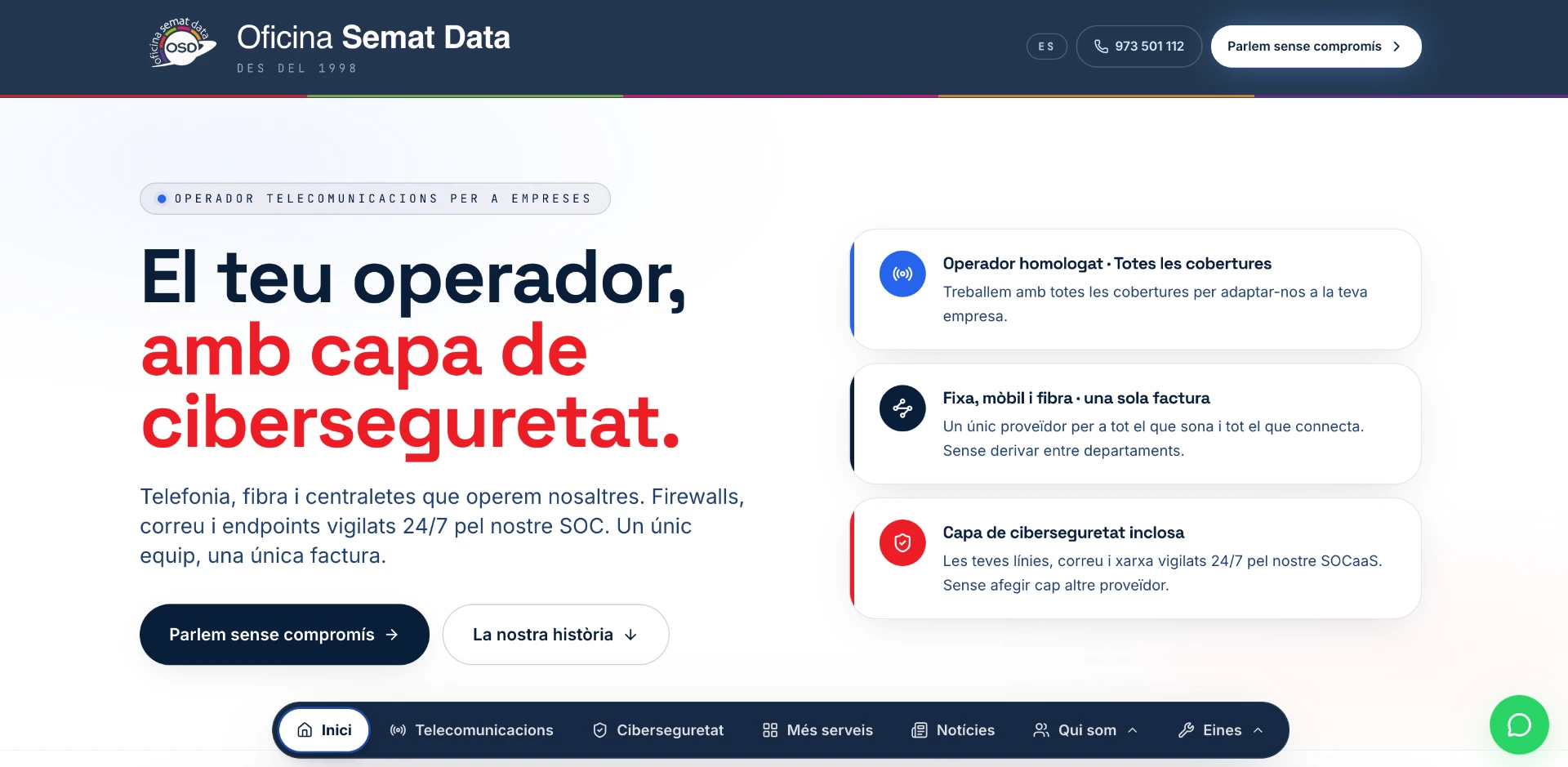 Oficina Semat Data — Corporate site